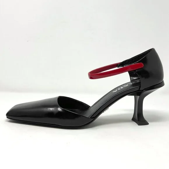 Prada | Shoes | Prada Black Patent Leather Square Toe Mary